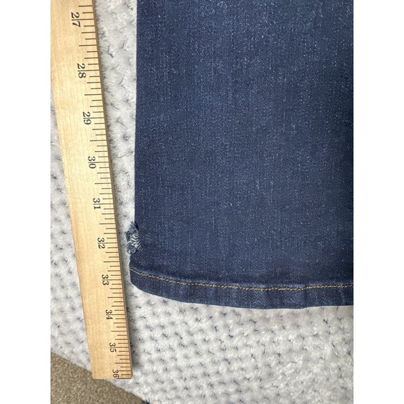 Frame Denim Jeans Womens 28 Blue Dark Wash Le High Flare Pants Sutherland - Picture 12 of 15